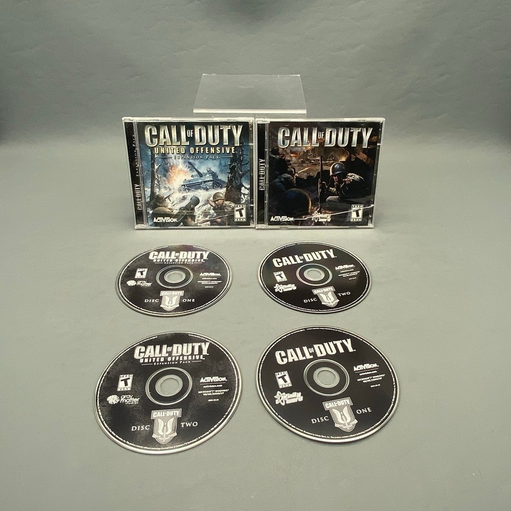 Call of Duty Original Game & Call of Duty United Offensive Expansion Pack PC
